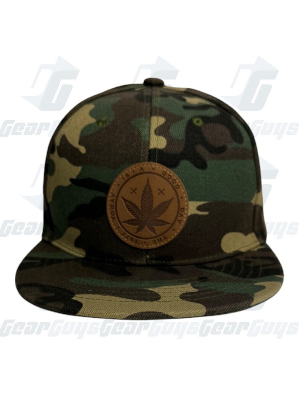 Today Is A Good Day 1977 Weed 420 Camo Snapback Hat NEW